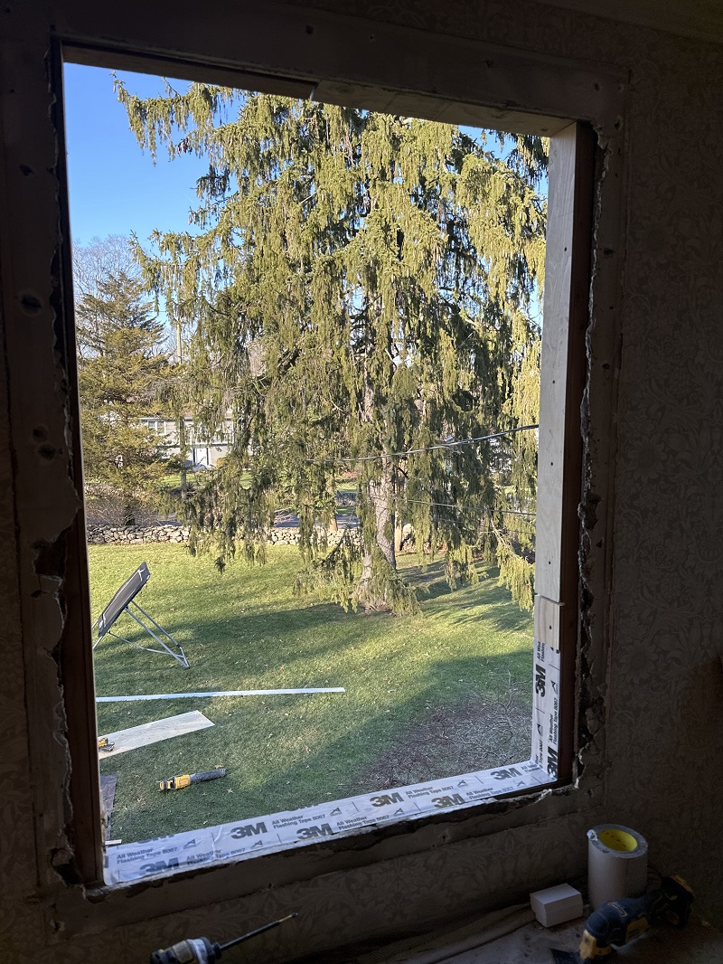 Properly flashed sill pan
